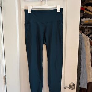 Old Navy Teal High-Waisted Leggings